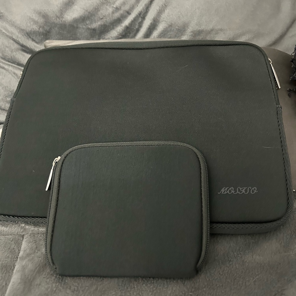 13 inch MacBook laptop case with charger pouch